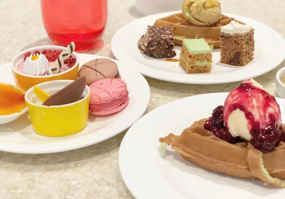 Carousel high tea buffet