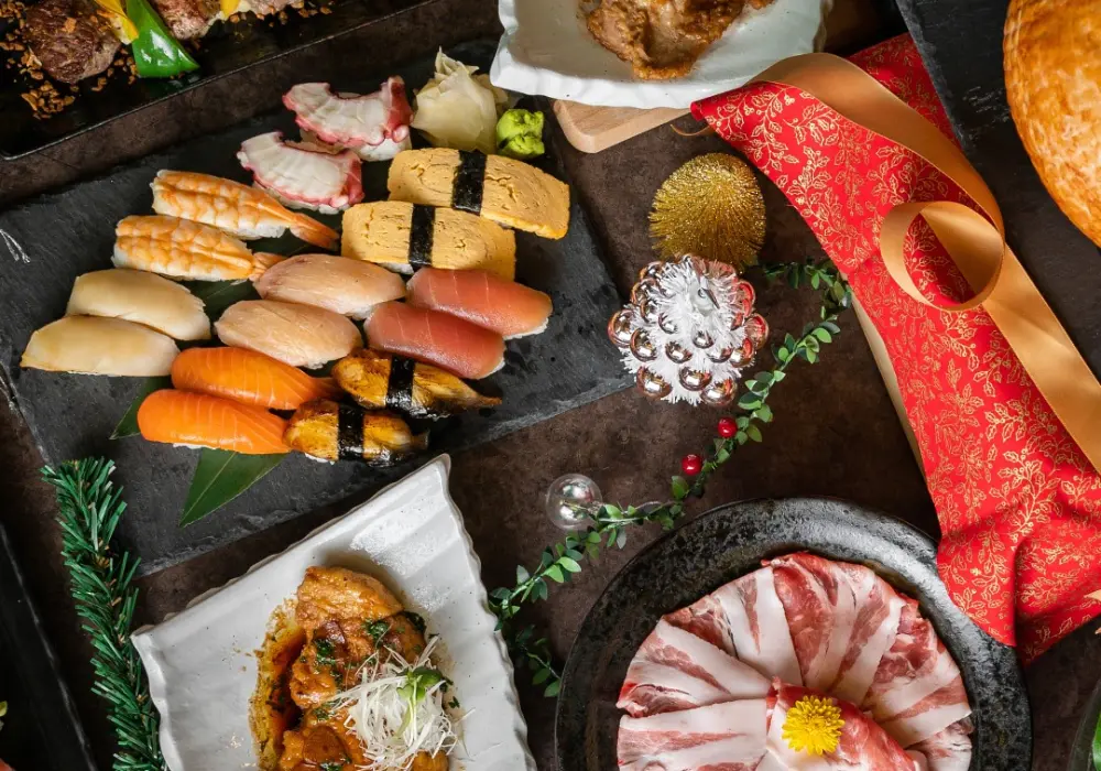 En Dining buffet