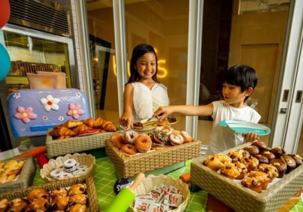 The Line Restaurant breakfast buffet